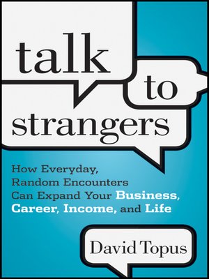 cover image of Talk to Strangers